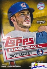 2017 Topps Series 1 Baseball EXCLUSIVE HUGE 72 Card Hanger Box-Aaron Judge RC YR picture