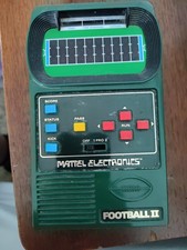 Vintage 1978 Mattel Electronics Football 2 Handheld Game Green picture