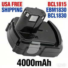 4Ah Battery For Hitachi 18V 4000mAh Li-ion for BCL1815 EBM1830 BCL1830 327730 US picture