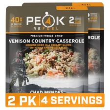 Peak Refuel Venison Country Casserole Freeze-Dried Meal, 2-Pack picture