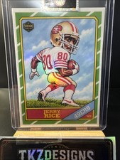 2026 Tkzdesigns Throwback Rookie Jerry Rice San Francisco 49ers JR1 picture