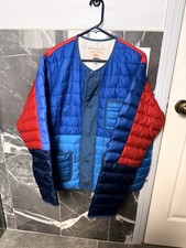Patagonia Worn Wear ReCrafted Down Puffer Jacket Size L Unisex Multicolor picture