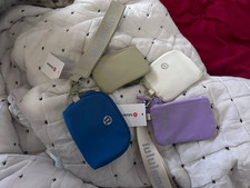 lululemon Women’s Multicolor Wallet Zip Coin Pouch with Strap Logo picture