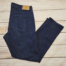 Bonobos Men's Jeans 34x30 Dark Charcoal Denim 5 Pocket Cotton Blend picture