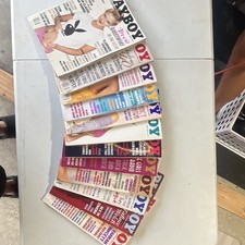 Vintage Playboy Magazines 1995 - Centerfolds - Drew Barrymore Complete year set picture