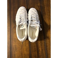 NWT Charly Legendario 2.0 LT FG White Leather Soccer Cleats Men’s Size 8 picture