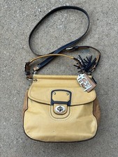 Coach Legacy Willis  70th Anniversary Shoulder Bag yellow Y2K Vintage picture