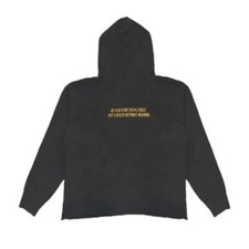 NWT Barriers Worldwide Huey Newton Hoodie Grey Size Medium  Rare picture