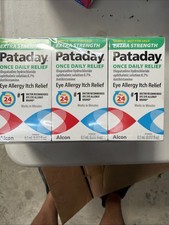 6 Pataday Extra Strength Once Daily Eye Allergy Relief .5ML x6 = 3ml exp 11/27 picture