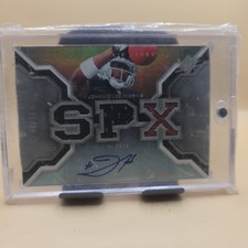 2007 Upper Deck SPX Johnnie Lee Higgins Auto/Rookie/Jersey # 25/25, Card 196 picture