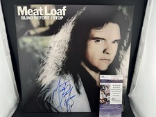 Meatloaf Signed Auto Blind Before I Stop Vintage Vinyl JSA COA INCREDIBLE Rare picture