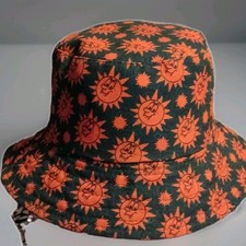 Official Tour Bucket Hat Feid FERXXOCALIPSIS Reversible Navy/Orange Sun PearlJam picture