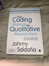 The Coding Manual for Qualitative Researchers by Johnny Saldana  picture