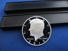 2015-S  90 % Silver Kennedy Half  Deep Cameo Mirror Proof  Upper Grading  SHARP picture