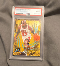 SkyBox 1996 Z-Force Michael Jordan #179 PSA 8 Graded Chicago Bulls picture