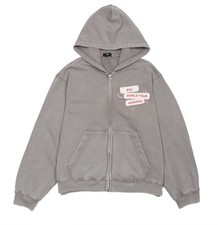 BTS World Tour 2026 Arirang Tour Zip-up Hoodie Oversized Light Grey Size M picture