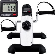 Himaly Mini Stationary Exercise bike Pedal Exerciser LCD Display W/ Handle US picture