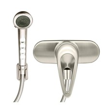 RV Mobile Home Shower Faucet with Hand-Held Shower, Brushed Nickel picture