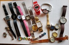 REDUCED ​Huge Watch Repair Lot - 15+ Assorted Watches - Parts/Repair Timex &... picture