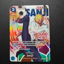 Sanji OP15-047 Round 1 Promo - One Piece TCG English Promotions Card Near Mint picture