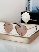 Chanel CH4189TQ Aviator Sunglasses 61-16-142 Luxury Designer Eyewear Unisex picture