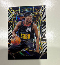 Panini 2023-24 Select Jalen Pickett Denver Nuggets RC Mezzanine ZEBRA #327 picture