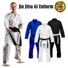 Karate Suit Gi Uniform Martial Arts Clothing for Training  Competition Free Belt picture
