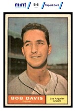 1961 TOPPS BOB DAVIS 246 EXMT MCG 6 RC BASEBALL LOS ANGELES ANGELS picture