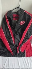 Vintage Wisconsin Badgers G-III Global Identity Windbreaker Jacket Large NCAA picture