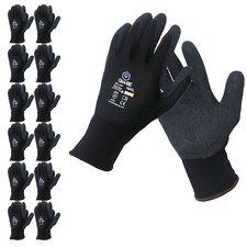 GlovBE Work/Garden All-Purpose 6/12/120 pairs Gloves with Latex Coated Palm Grip picture