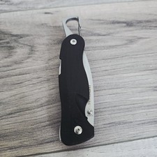Leatherman Retired Crater C33Tx Black Folding Pocket Knife Rare Customized  picture