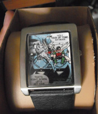 Vintage Batman & Robin Detective Comics Accutime Wristwatch Limited Edition picture