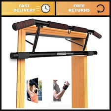 AmazeFan Pull Up Bar Doorway with Ergonomic Grip - Fitness Chin-Up Frame for... picture