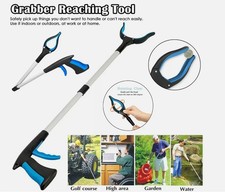 Heavy Duty Grabber Tool Industrial Pick Up Stick Hand Grip Reach Trash Reacher picture