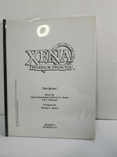 XENA WARRIOR PRINCESS TV SCRIPT The Quest Season 2 Episode #13 Sealed picture