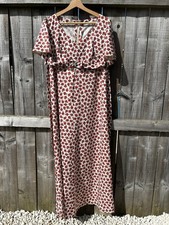 Vintage Women’s handmade floral sweetheart maxi dress picture