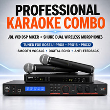 JBL VX9 Vang Số + Shure SM58s Combo Karaoke cho loa Bose L1 Pro 8, QSC, RCF, EV picture