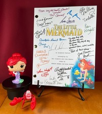 The Little Mermaid Script Replica - Signed - Autograph Reprints - Ariel picture