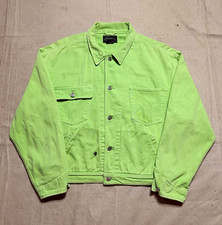 VINTAGE MADE IN USA POLO COUNTRY BY RALPH LAUREN MINT GREEN DENIM JACKET (L) picture