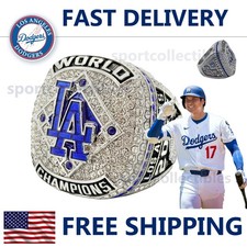 2025 LA Dodgers World Series Ring - OHTANI #17 - Fan Gift - MLB Replica Ring picture