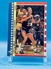 Fleer 1987 Fleer Insert Larry Bird Boston Celtics #4 of 11 NBA Card picture