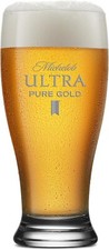 MICHELOB ULTRA PURE GOLD Beer Glass picture