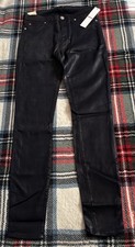 Hudson Jeans Krista Low Rise Super Skinny NEW Womens 31 X 30 Leather Like #42 picture