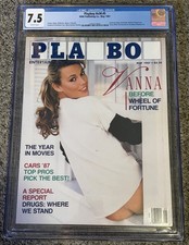 Playboy Magazine May 1987 - Vanna White - CGC 7.5 picture