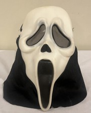 VTG Scream Ghost Face Mask No Hood Unlimited Halloween W/hooded Robe Costume picture