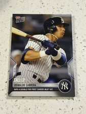 2022 MLB Topps Now NY Yankees Oswaldo Cabrera Call-Up - 1st Career Hit picture