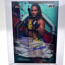 Topps 2024 Finest UFC Autographs Refractor Tabatha Ricci FA-TAR Auto  picture