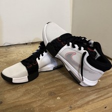 Nike LeBron James Witness 8 Men's Sneakers White/Black, University red Size 12 picture