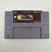 Top Gear (Super Nintendo SNES, 1992) Cartridge Tested & Wroking picture