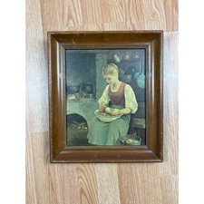 Vintage the little potato peeler Potatoes Rustic Kitchen Cottagecore Decor picture